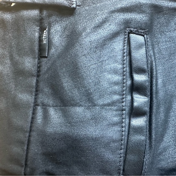 Mother Crop Zip Muse Skinny Jeans, Black, Size 23, Excellent Condition - Picture 2 of 6